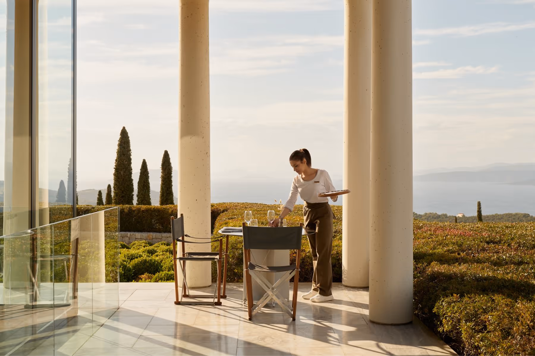 Amanzoe dining 1