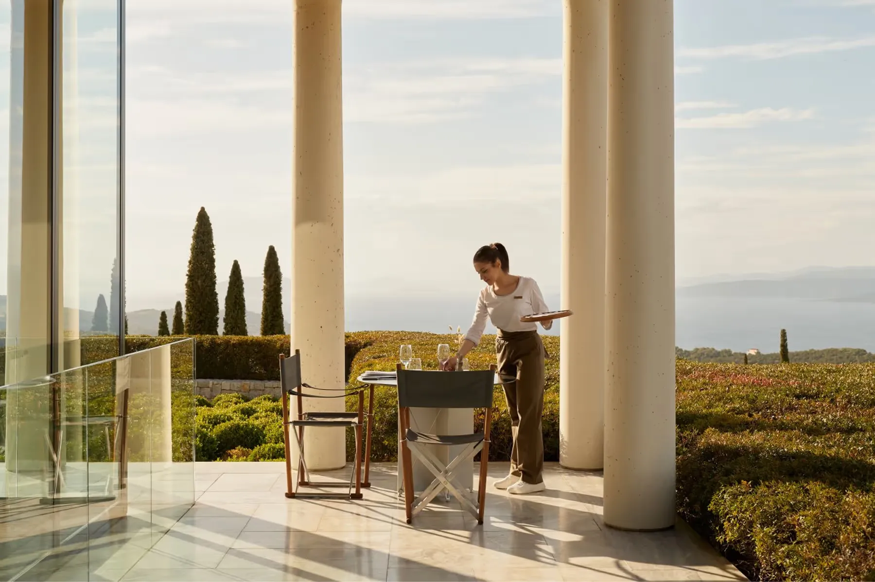 Amanzoe dining 1