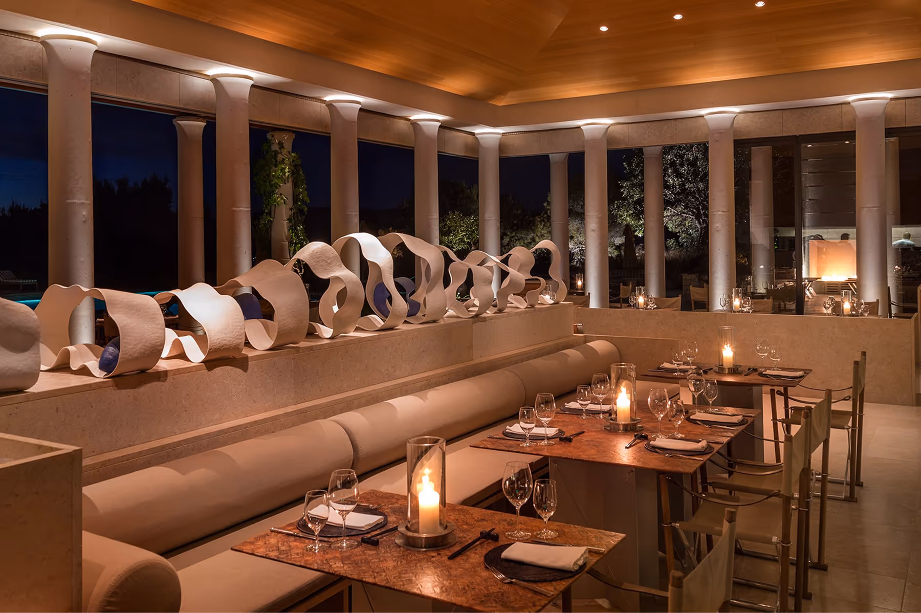 Amanzoe dining 11