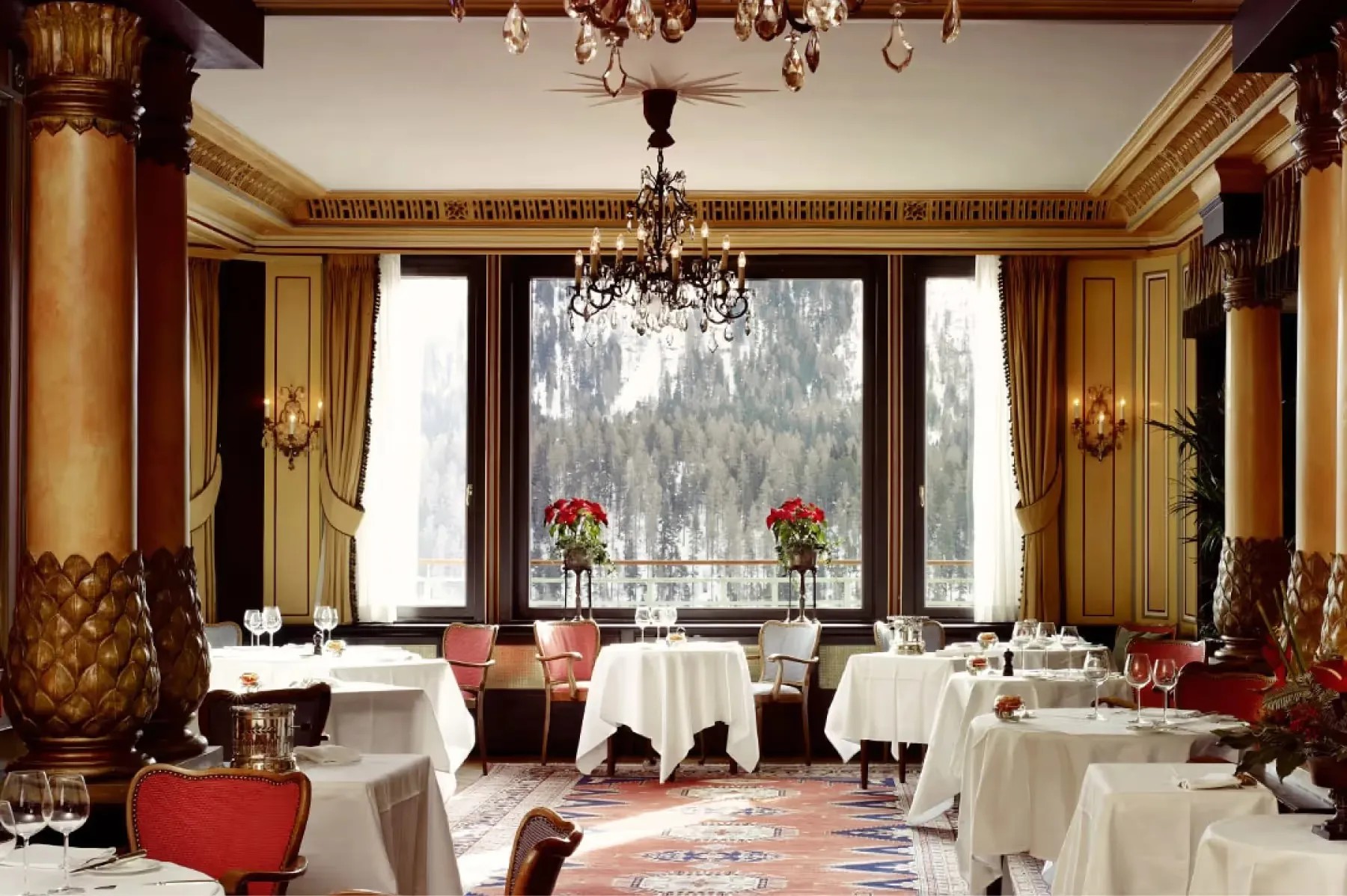 Badrutt’s Palace Hotel dining 2