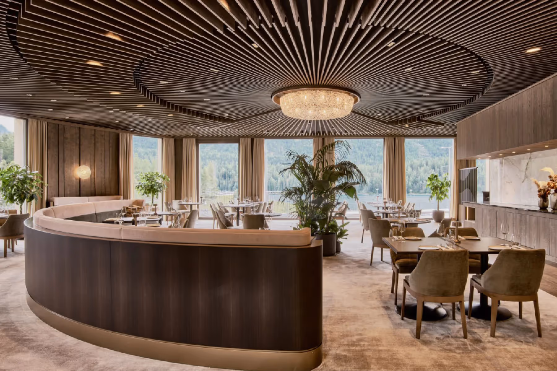 Grace La Margna St. Moritz dining 2
