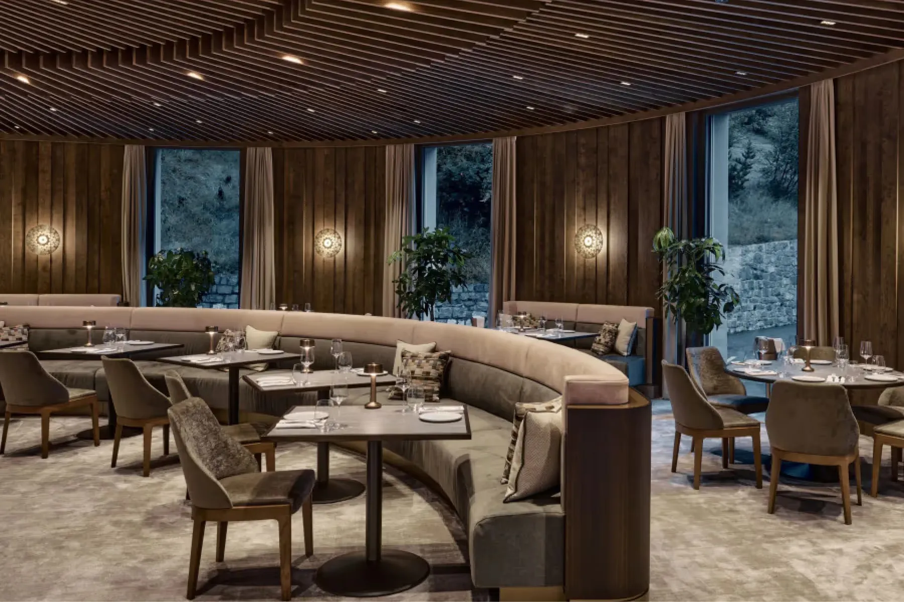 Grace La Margna St. Moritz dining 4