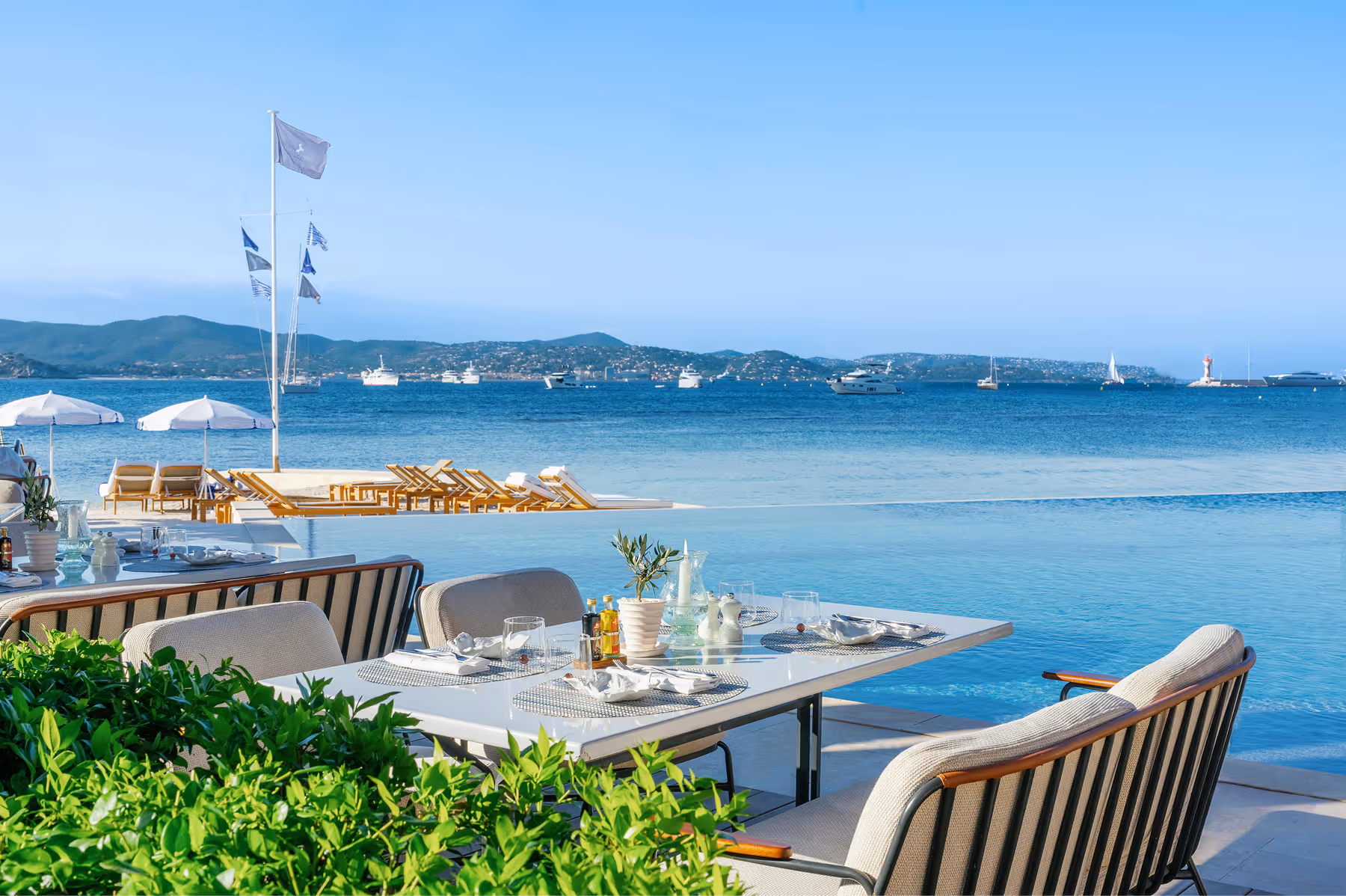 Cheval Blanc St-Tropez dining 1