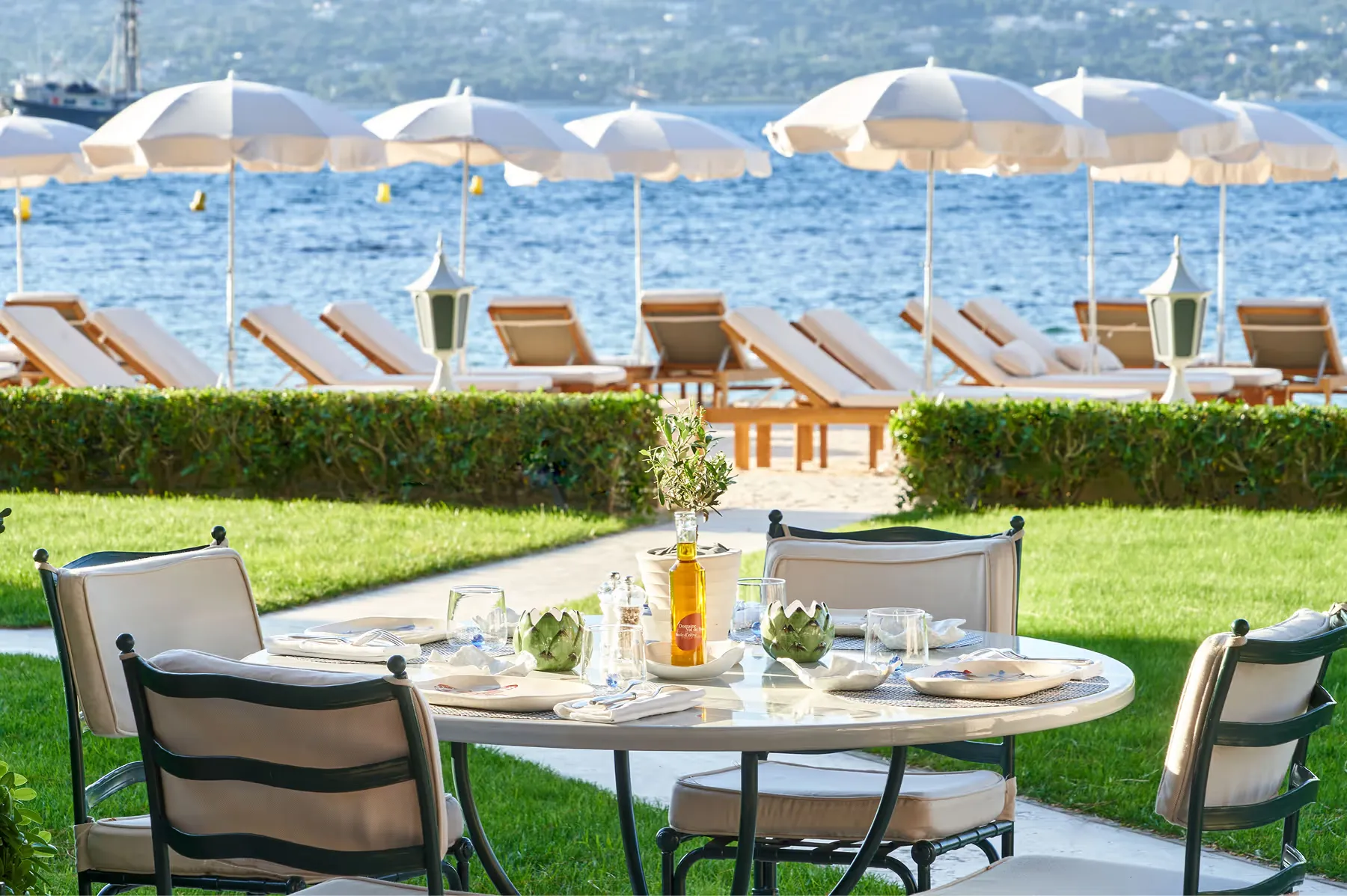 Cheval Blanc St-Tropez dining 2