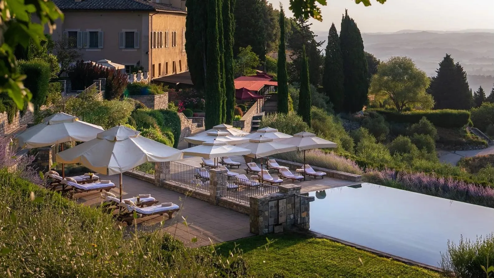 The medieval borgo at Rosewood Castiglion del Bosco in the Val d’Orcia